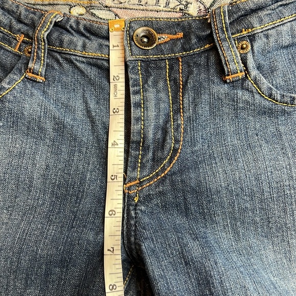 Ed Hardy straight leg logo streetwear retro jeans size 30 women’s - Picture 9 of 14